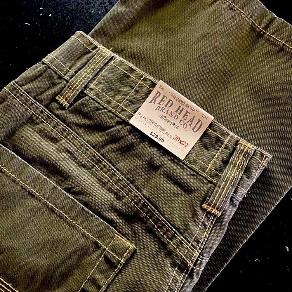Red Head Work Pants 30x32